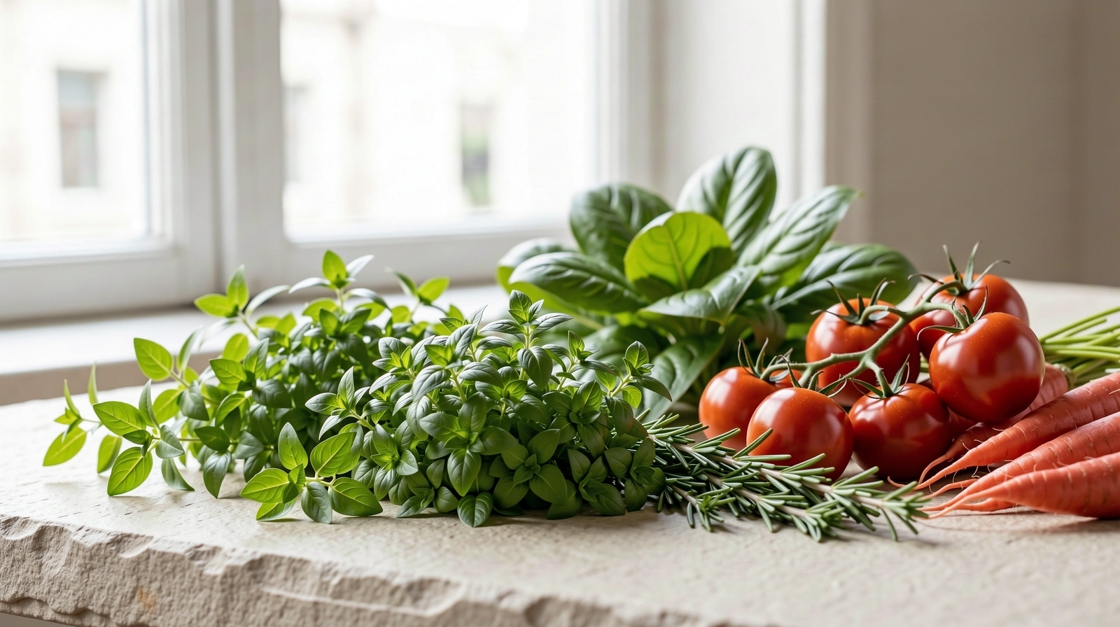 Frische gesunde Zutaten